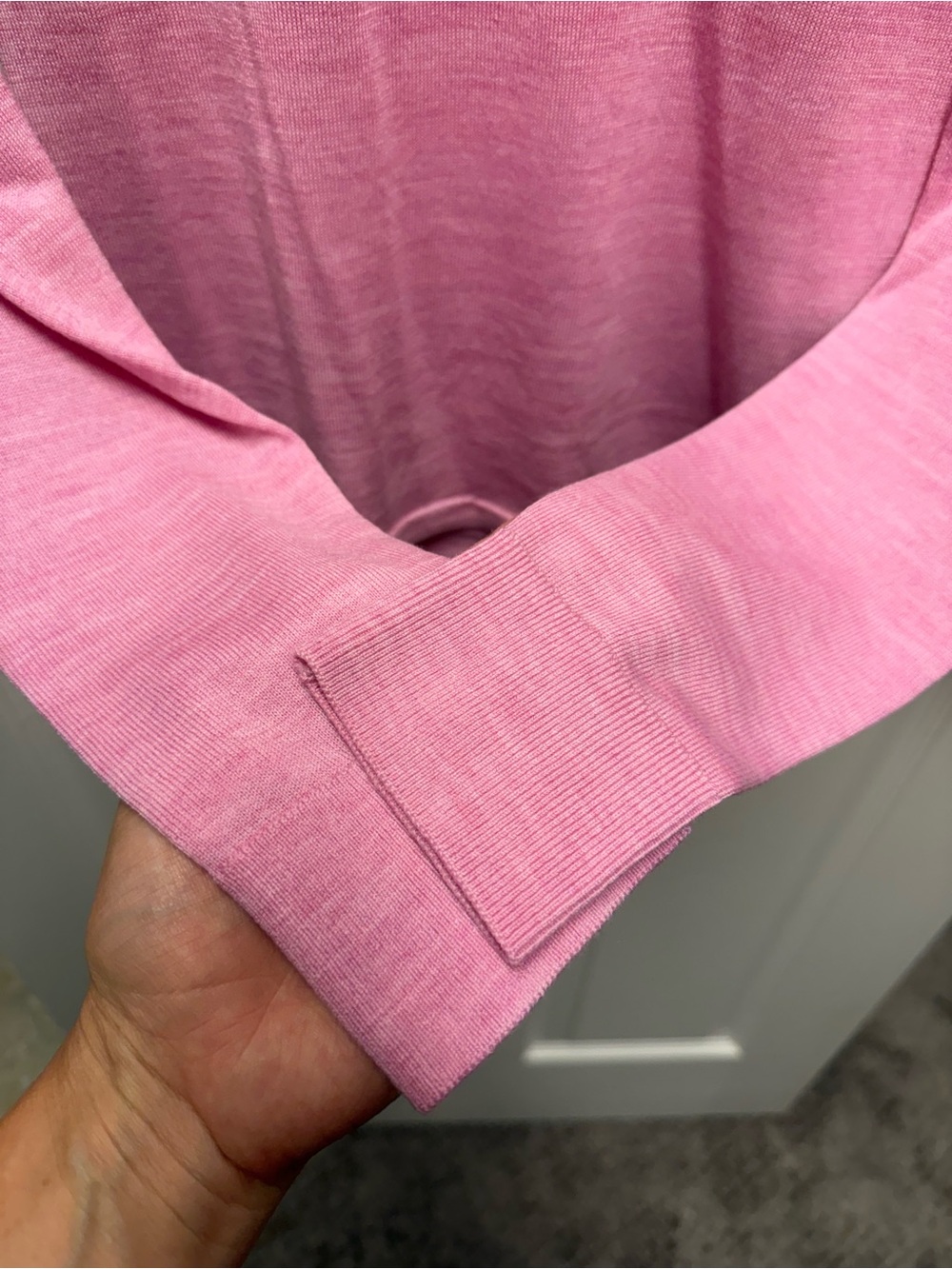 J. Crew Soft Pink Long-Sleeve Crewneck Top - Picture 7 of 7